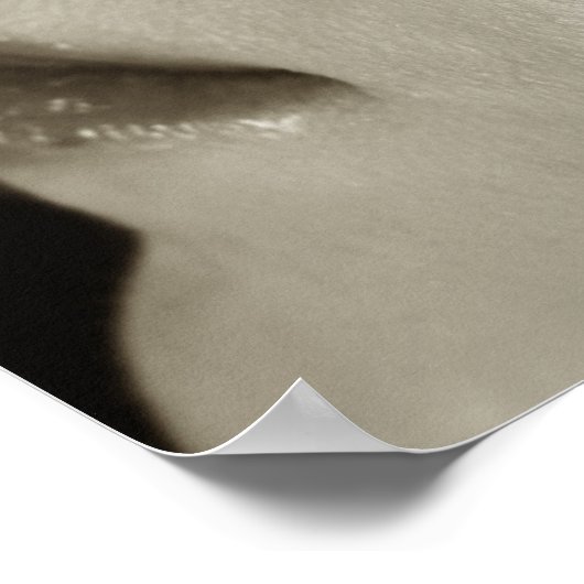 Frau mit Tränen Poster (Ecke)