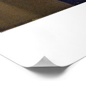 Frau mit Wasserpitcher. von Johannes Vermeer Poster (Ecke)