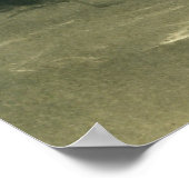 Frau mit weißem Pferd. Poster (Ecke)