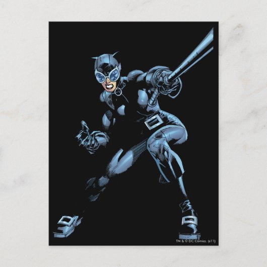 Frau mit Whip Postkarte (Vorderseite)