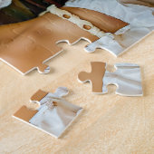 Frau mit Zitrusfrüchten und Blumengirlande Puzzle (Seite)