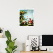 FRAU MIT ZWEI KINDERN POSTER (Heimbüro)