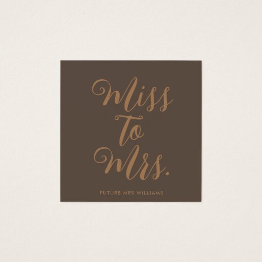 Frau Modern Brautparty Bachelorette (Vorderseite)