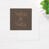 Frau Modern Brautparty Bachelorette (Schreibtisch)