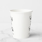 Frau Modern Brautparty Bachelorette Pappbecher (Rechts)