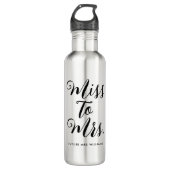 Frau Modern Brautparty Edelstahlflasche (Vorderseite)