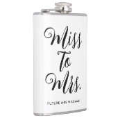 Frau Modern Brautparty Flachmann (Rechts)