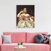 Frau Moitessier, 1856 Leinwanddruck (Insitu (Wohnzimmer))