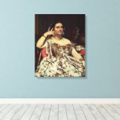 Frau Moitessier, 1856 Leinwanddruck (Insitu (Holzboden))