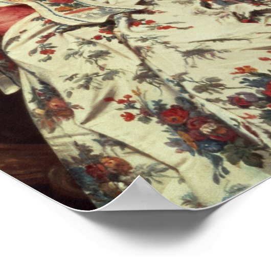 Frau Moitessier, 1856 Poster (Ecke)