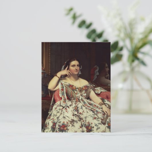 Frau Moitessier, 1856 Postkarte (Stehend Vorderseite)