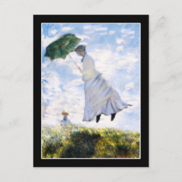 Frau Monet ist abgeblasen Postkarte