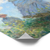 Frau Monet und ihr Sohn (1875) Claude Monet Art Poster (Ecke)