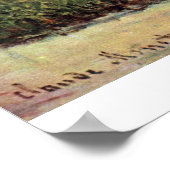 Frau Monet und Kind von Claude Monet Poster (Ecke)