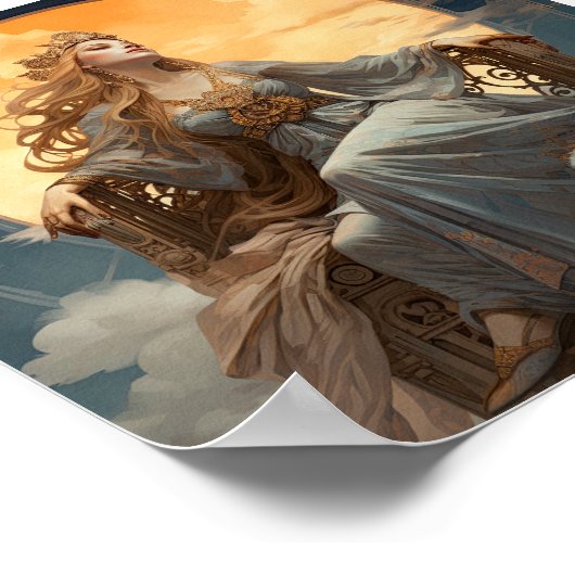 Frau Moon Goddess Poster (Ecke)