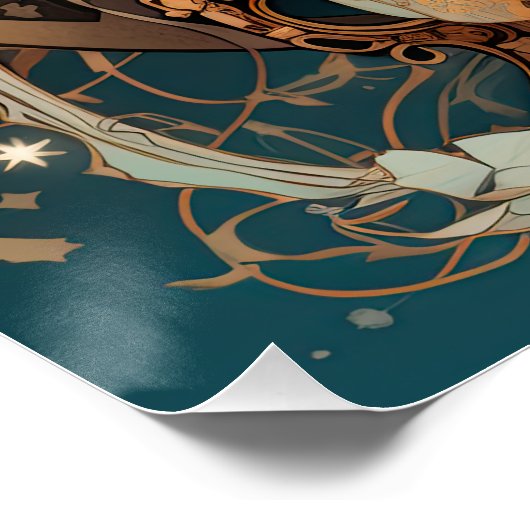 Frau Moon Goddess Poster (Ecke)