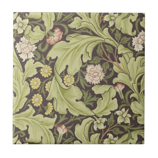 Frau Morris Leicester Fliese (Vorderseite)