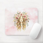 Frau Mousepad (Mit Mouse)