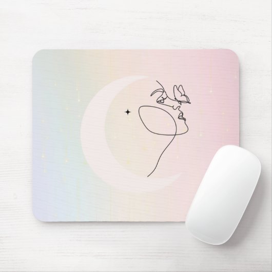 Frau Mousepad (Mit Mouse)