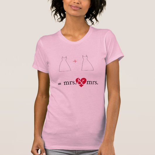 Frau & Mrs. Do the Mathe Shirt (Vorderseite)