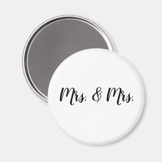 Frau & Mrs. Magnet (Vorderseite/Rückseite)