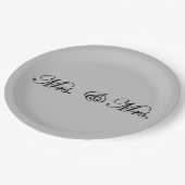 Frau & Mrs.  Pappteller (Schrägansicht)