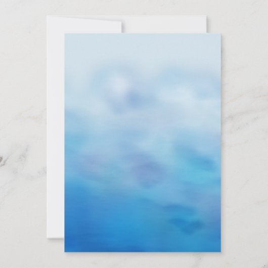 Frau & Mrs Sandy Toes Wedding Einladung und Dollar (Rückseite)