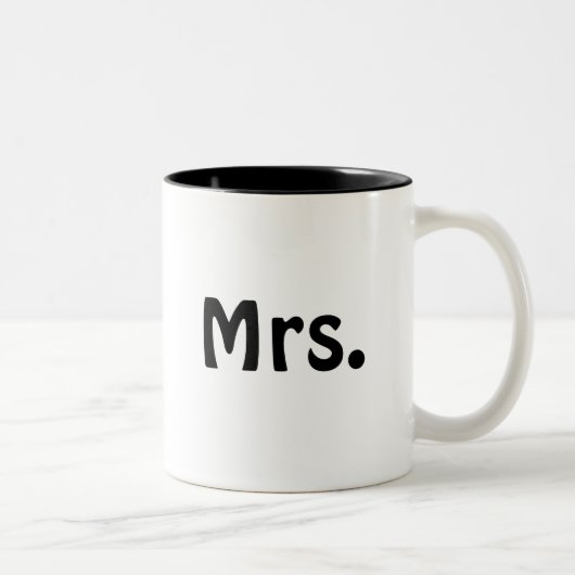 Frau Mug Zweifarbige Tasse (Rechts)