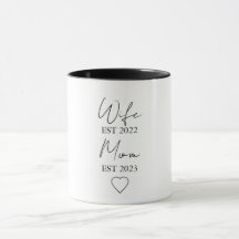 Frau & Mutter seit – Minimalistisches Valentinsges