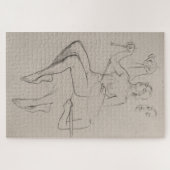 Frau N. von Alphonse Mucha Puzzle (Horizontal)