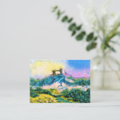 Frau Nature erstellt Visitenkarte (Stehend Vorderseite)