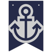 Frau Nautical Bunting bald sein Wimpelkette (Erste Fahne)