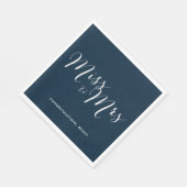 Frau Navy Brautparty Party Napkins Serviette (Ecke)