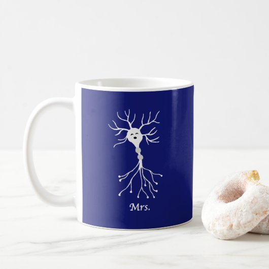 Frau Neuron Kaffeetasse (Mit Donut)