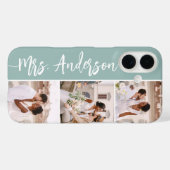 Frau New Name Wedding Couples Foto Collage Case-Mate iPhone Hülle (Rückseite (Horizontal))