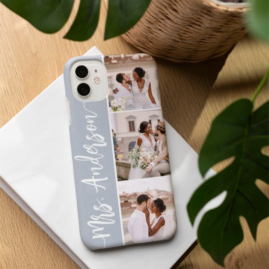 Frau New Name Wedding Couples Foto Collage Case-Mate iPhone Hülle