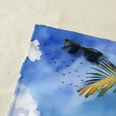 Frau Newlywed Bride Beach Cruise Strandtuch (Beispiel)