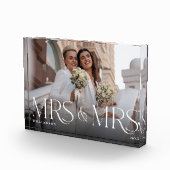 Frau Newlywed Gift Modern Couple Foto Keepake (Rechts)