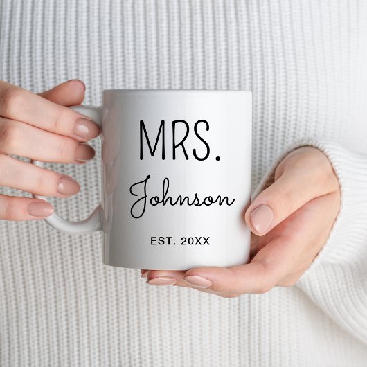 Frau Newlywed Honeymoon Wedding Verlobung Gifts Tasse