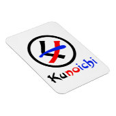 Frau Ninja Kunoichi く ノ 一 Magnet (Rechte Seite)