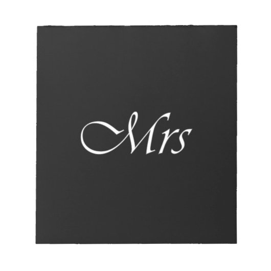 Frau Notizblock (Vorderseite)