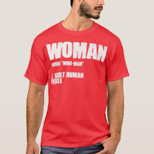 Frau Noun Erwachsene Weibliche Weiblichkeit6271  T-Shirt