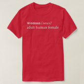 Frau Noun Erwachsene WeiblicheGeschenk für Feminis T-Shirt (Design vorne)