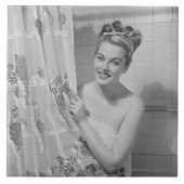 Frau oben eingewickelt fliese (Vorderseite)