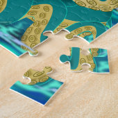 Frau Octopus Jigsaw Puzzle Gemälde (Seite)