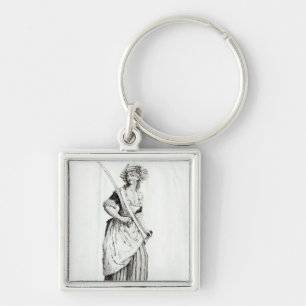 Frau Ohne-Culotte, 1792 Schlüsselanhänger