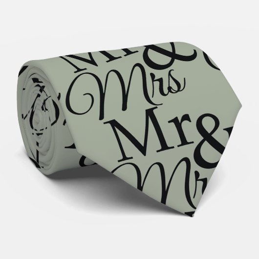 Frau Olive Men's Krawatte (Gerollt)