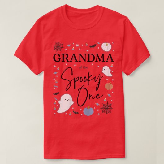 Frau Oma von der Spooky One Birthday Bo T-Shirt (Design vorne)