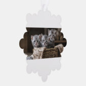 Frau Ornament Karte (Rechts)