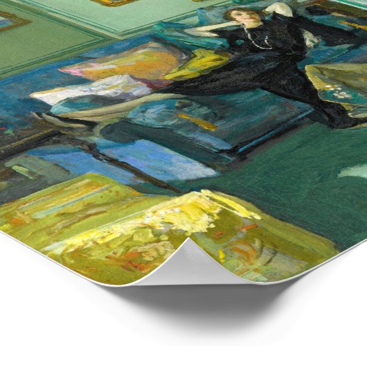 Frau Osler | Sir John Lavery Poster (Ecke)